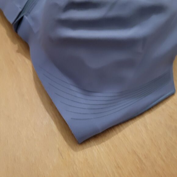 Victoria's Secret Knockout Bra 38DDD  Front Close Sports Zip Women's Gray-Blue - Picture 10 of 12